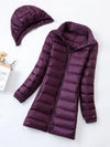 warm down jacket for curvy women 
