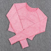 High Waist Workout Clothes pink top previews 