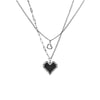 simple heart shaped pedant  Necklace