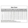 size chart for the Women’s Summer Casual Elastic Waist Shorts with Pockets