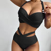 Plus Size Swimwear - Sexy Print Two-Piece Swimsuit for Women | Haute Damsel