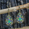  view of the colorful enamel and hollow leaf design Alternate color option