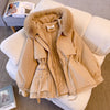 Inner lining detail for warmth  khaki