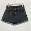 women’s classic blue denim shorts